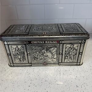 Decorative Tin Box - Silver